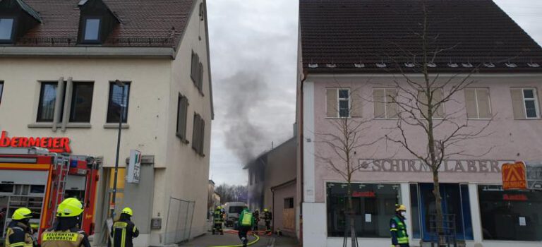 Brand 3 Person in Gefahr